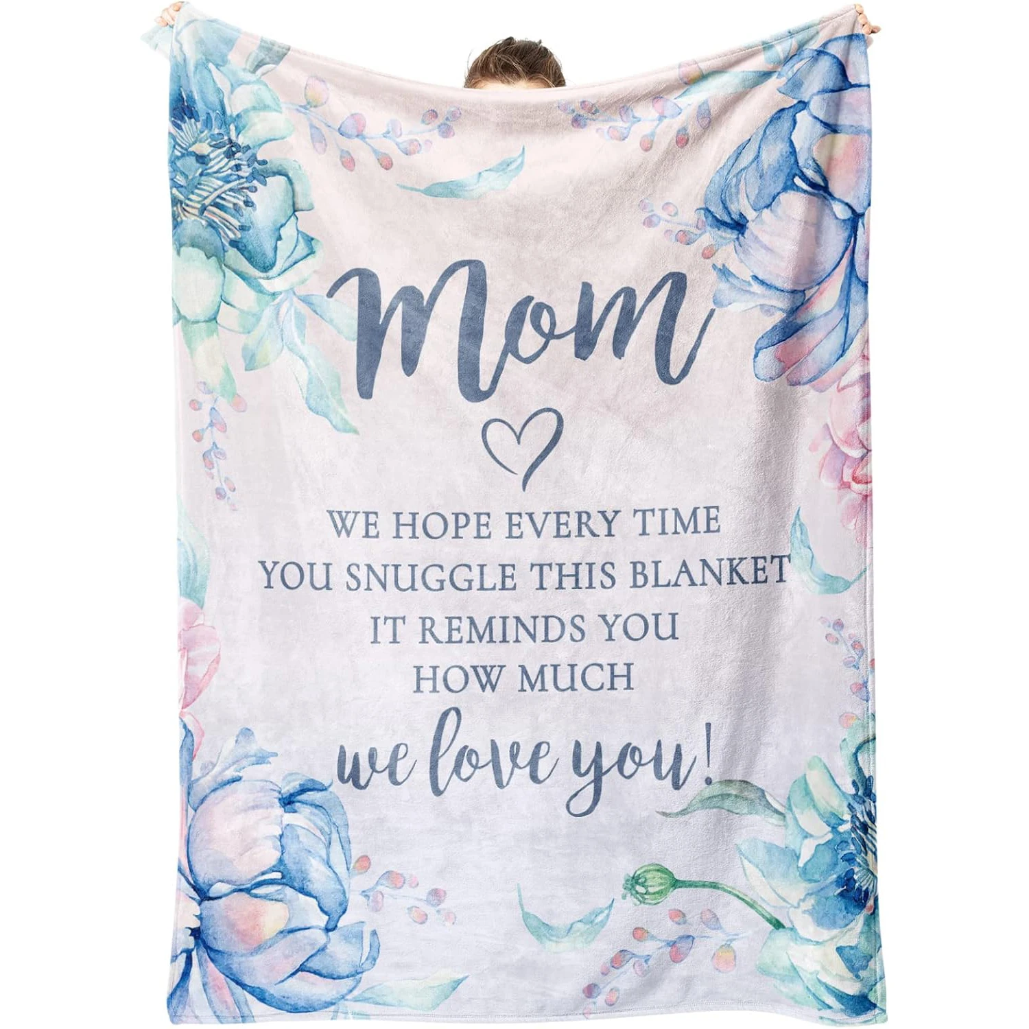 

Afterprint Gifts for Mom Blanket，Mothers Day Mom Gifts from Daughter Son，Mom Birthday Gifts