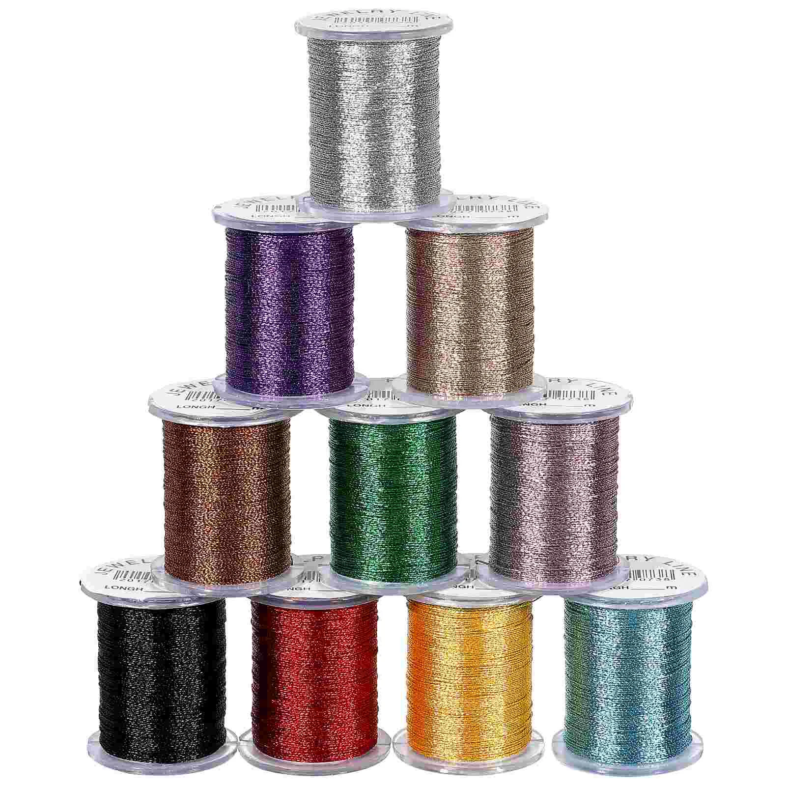 

Colorful Cotton Nylon Knot Cord Sewing Thread Jewelry Wire Crafting Beading Wire Knotting Sewing Cord Thread Macrame 0.3mm