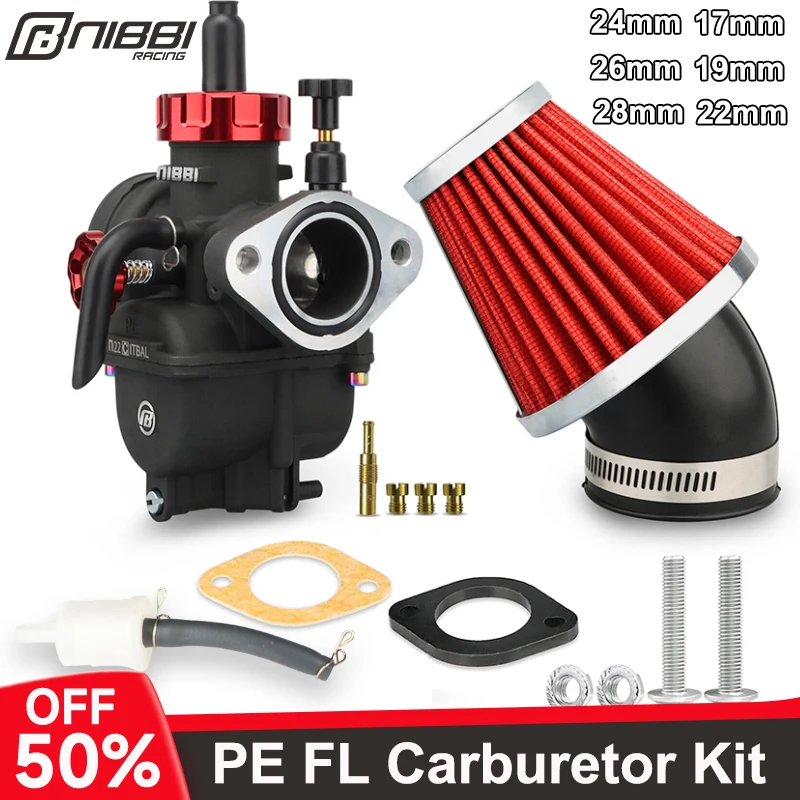 NIBBI-Universal-Motorcycle-Flat-Curtain-Carburetor-PE17mm-PE24mm-PE26mm ...