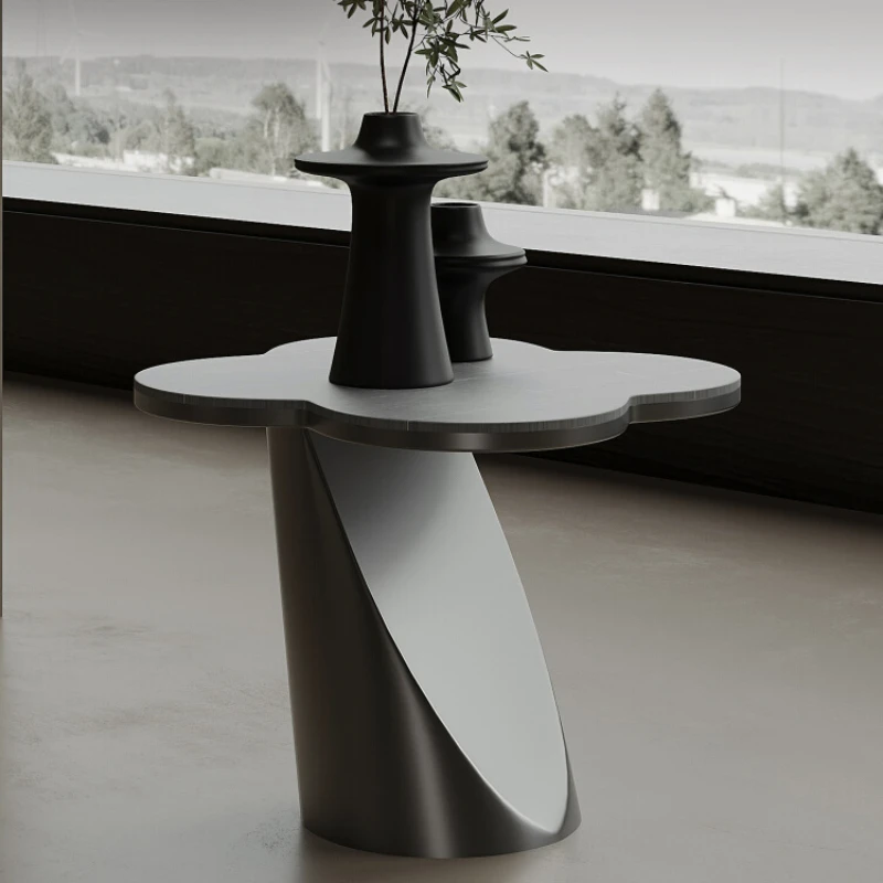 

Modern Light Luxury Side Table Sofa Corner Cabinet Living Room Home Italian Minimalist Stainless Steel