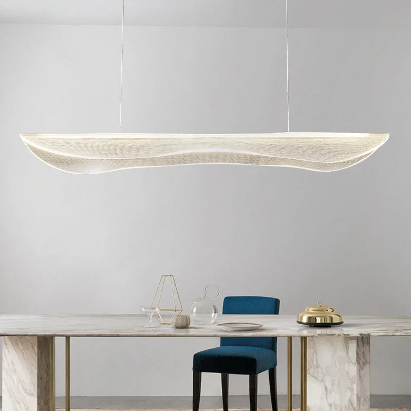 Modern Minimalist LED Acrylic Chandelier Living Room Dining Room Dining Table Kitchen Home Decoration Chandelier