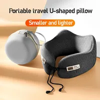 U Shaped Memory Foam Neck Pillows Soft Slow Rebound Space Travel Pillow Sleeping Airplane Car Pillow Cervical Healthcare Supply 1