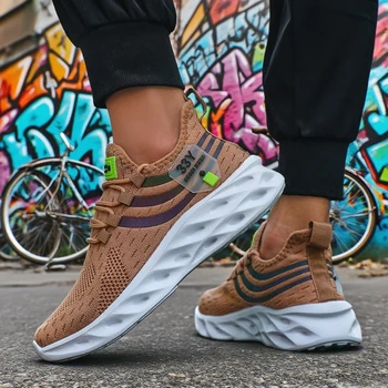 أحذية رياضية كاجوال للرجال عصرية للصيف، أحذية جري مريحة ومتزايدة الارتفاع، أحذية رياضية رجالية ذات شكل مبتكر