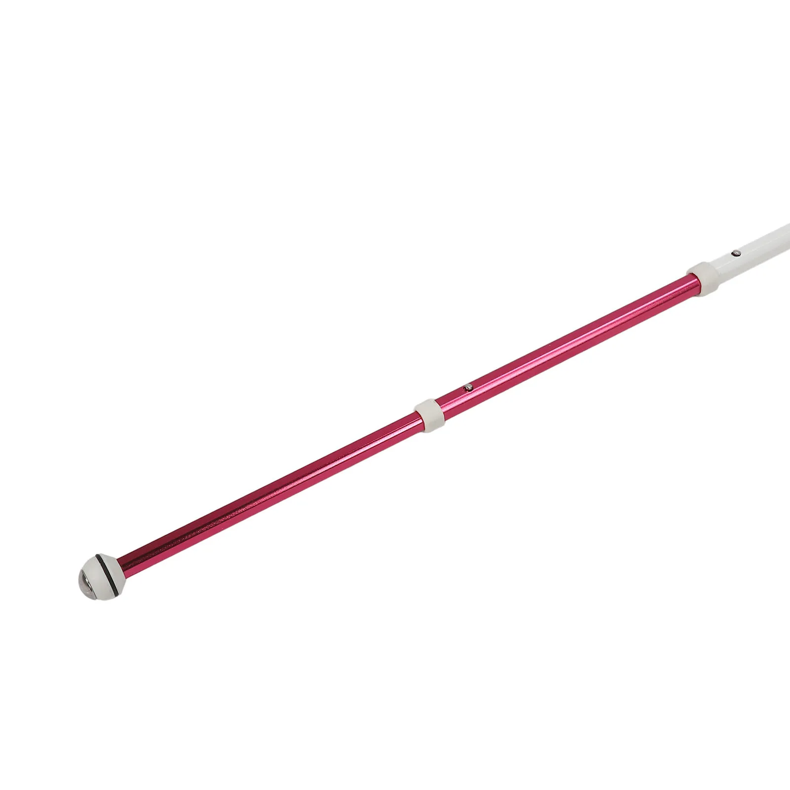Walking Cane Telescopic Blind Cane Blind Reflective Cane Lanyard Anti Slip Lightweight 1.28m Shockproof for Visually Impaired People