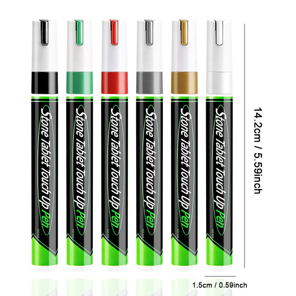 골든 묘비 문구 복원 펜, 내후성 트레이싱 펜, 화강암용 속건 터치업 페인트 펜