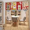 Japanese Short Curtain Doorway Noren Sushi Shop Triangle Flag Kitchen Home Decor Drapes Ramen Restaurant Hanging Half-Curtain 3
