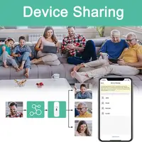 Tuya Zigbee Temperature Humidity Sensor Smart Home Device Compatible Works with Google Home Alexa for Environmental Monitoring - Image 3