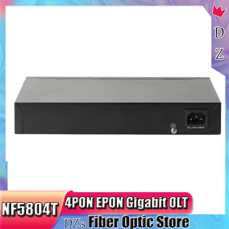 2024 NEW Optical Fiber MINI 4pon EPON OLT 4port DC12V WEB SNMP CLI 256 Users Compatible HUWEI ZTE FTTH Small Access Network