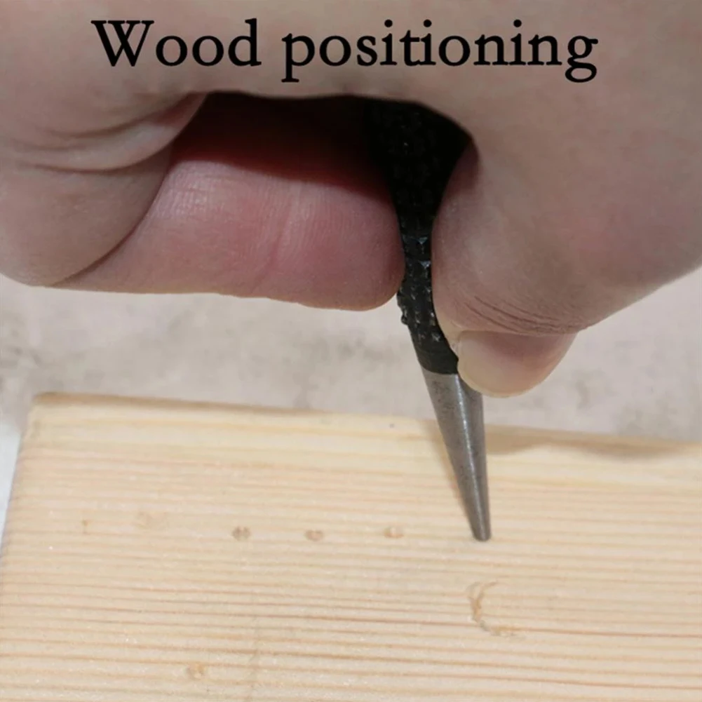 

Accurate Center Punch Wood Non-Slip Pointer Positioning 1.5/2/3mm Adjustable Alloy Steel Drilling Glass Hand Tools
