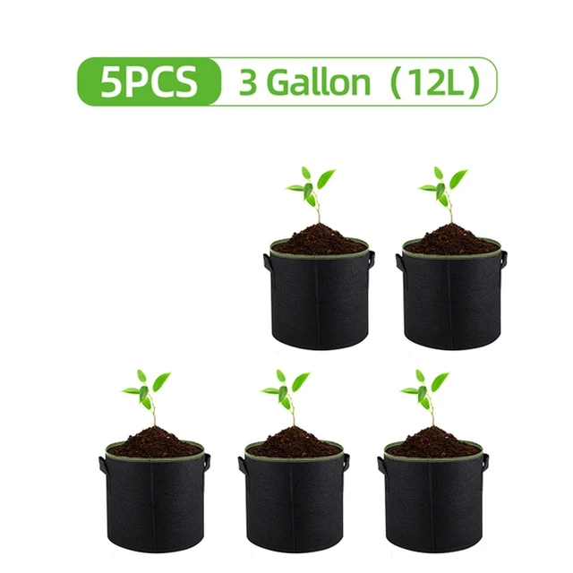 5Pcs 12L(3Gallons)