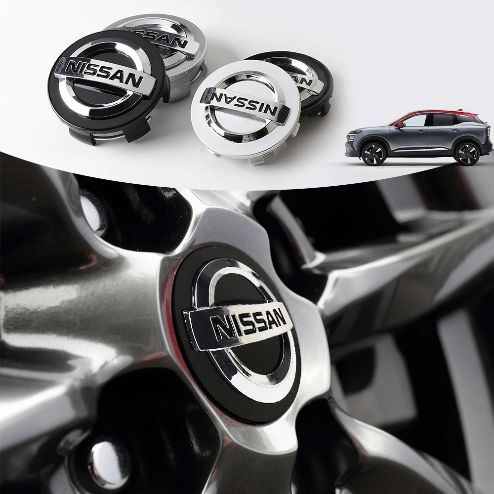 Car Wheel Center Hub Caps Rims Cover 4PCS 54/60MM for Nissan Nismo X-trail T32 Qashqai J10 J11 Note Juke Patrol Leaf Tiida wheel center caps