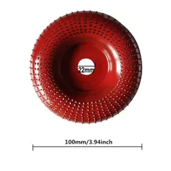 Disque de meuleuse d'angle en bois, 4 pouces, 16/ 22mm, outil rotatif de ponçage 
