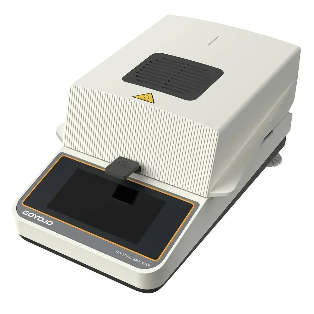 Automatic Halogen Heating Moisture Meter Analyzer Tester 110g 0.01g/0.005/0.001g Touch Screen for Tea grain feed corn food