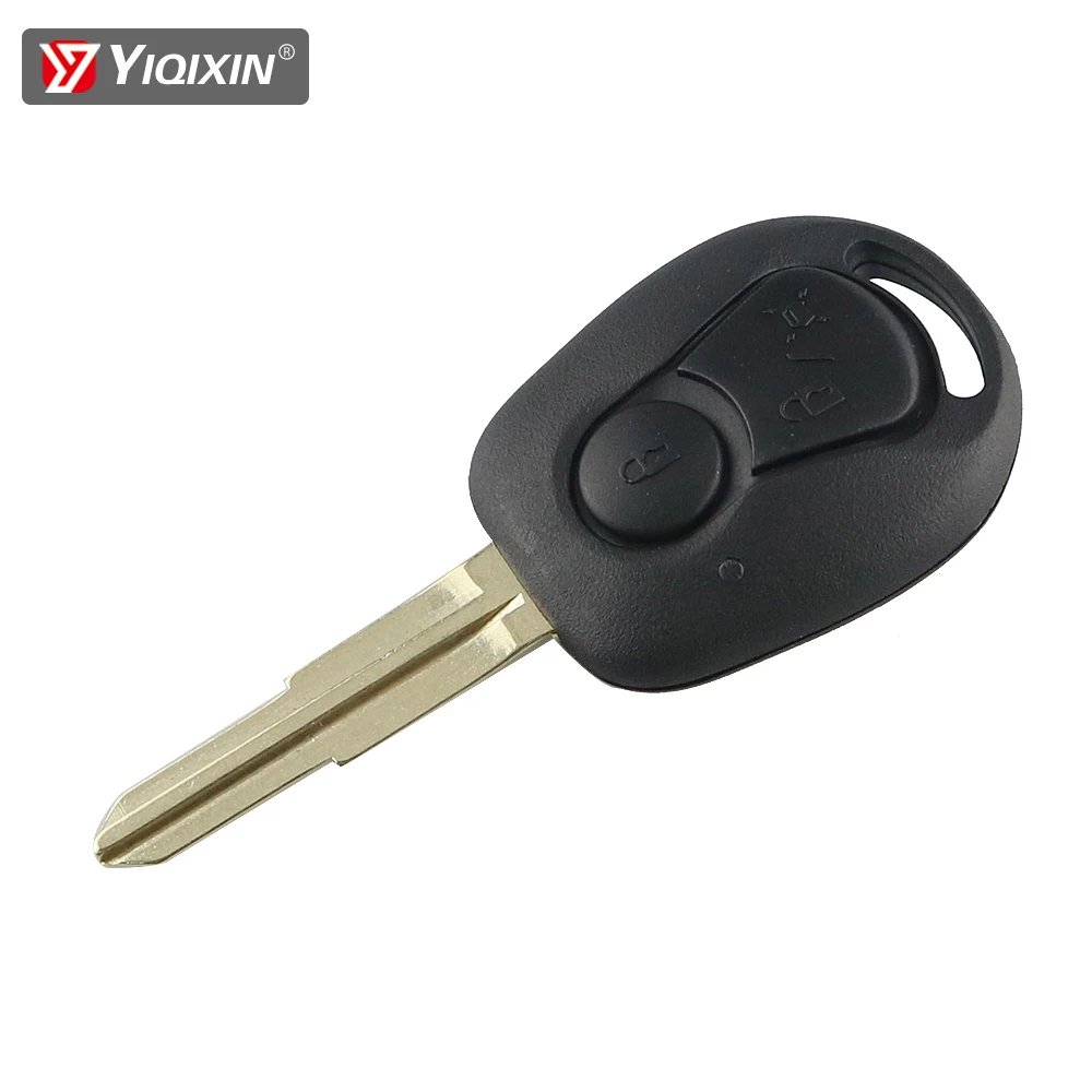 Car Key Shell Case For Ssangyong Actyon Kyron Rexton Remote Control 2 Button Blade Smart Car Key
