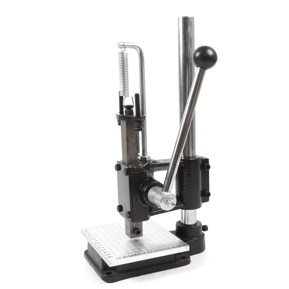 Manual Press Puncher 0-16cm Adjustable Height Efficient and Labor Saving