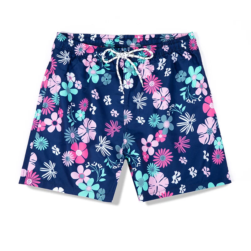 Colorful Hawaiian 3d Print Beach Shorts Men Summer Street Plants Flamingo Short Pants Surf Board Shorts Outdoor Swim Trunks 3