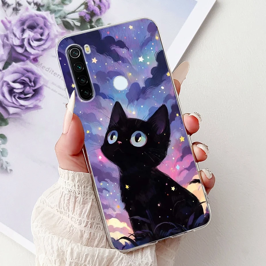 Cute Cat Luxury Painted Soft Slim Phone Case