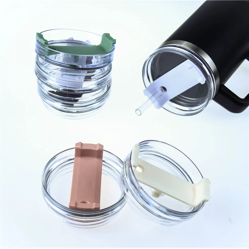 Description Picture 4 of item40 OZ Tumbler Lid Compatible for Stanley Straw Cap for 40oz Coffee Mug Cup Rotate 360 Degrees