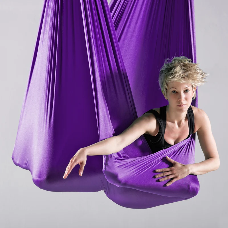 

Prior Fitness 12 метров йога гамак ткань анти-гравитация йога аксессуары воздушной йоги качели тяги устройство фитнес