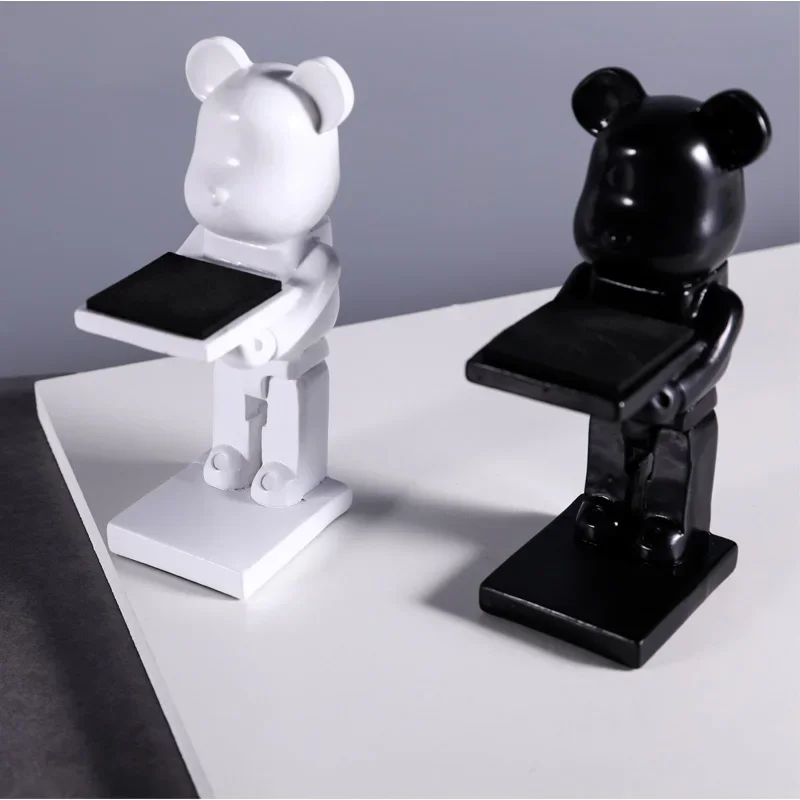 Bearbrick Watch Tray Holder Key Statue Mobile Phone Violent Bear