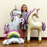 Rainbow Unicorn Balloon Unicorn Party decor Supplies Unicorn birthday Party Decoration Baby Shower Kids girls Birthday Decor 1