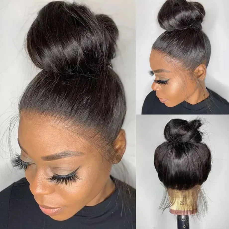 Straight 360 Full Lace Wig Human Hair Pre Plucked 13x6 HD Transparent Lace Frontal Wig 13x4 Brazilian Front Wigs For Women lace front wig,human hair wigs,human hair wig,front lace wig