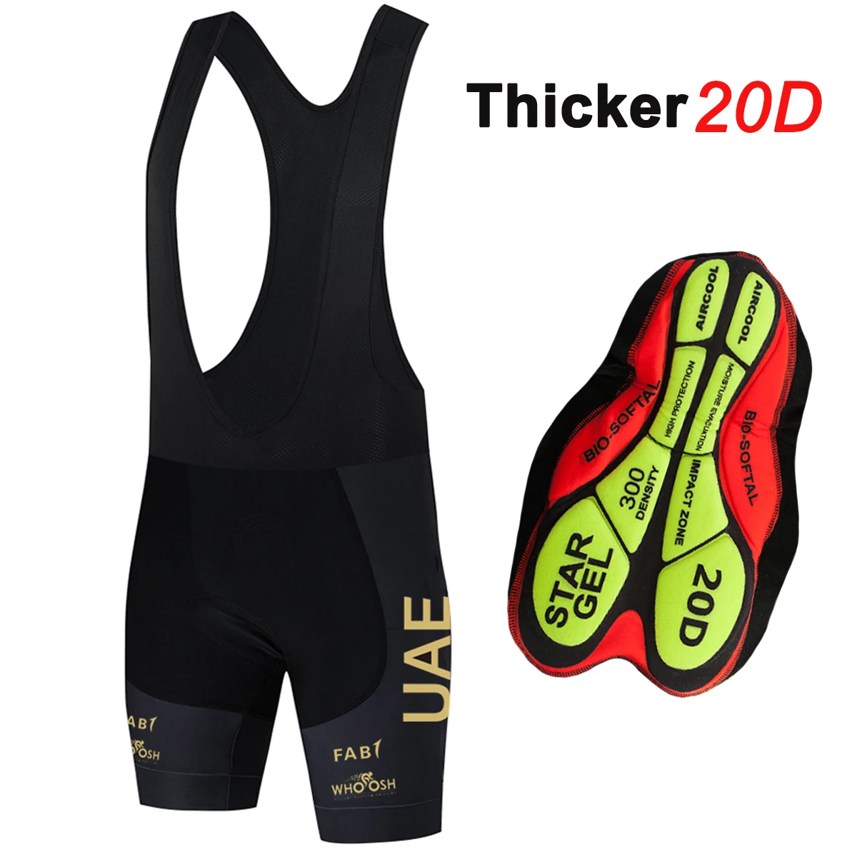 UAE Cycling Shorts Men Women New Fashion Sporting Bike Shorts 20D Gel Quick Dry Bicycl Bibs Pants Culottes For cycling bib shorts,cycling shorts,cycling pants