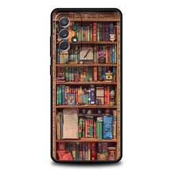 Read Books Illustration Silicone Phone Case - Samsung A41 (A1)