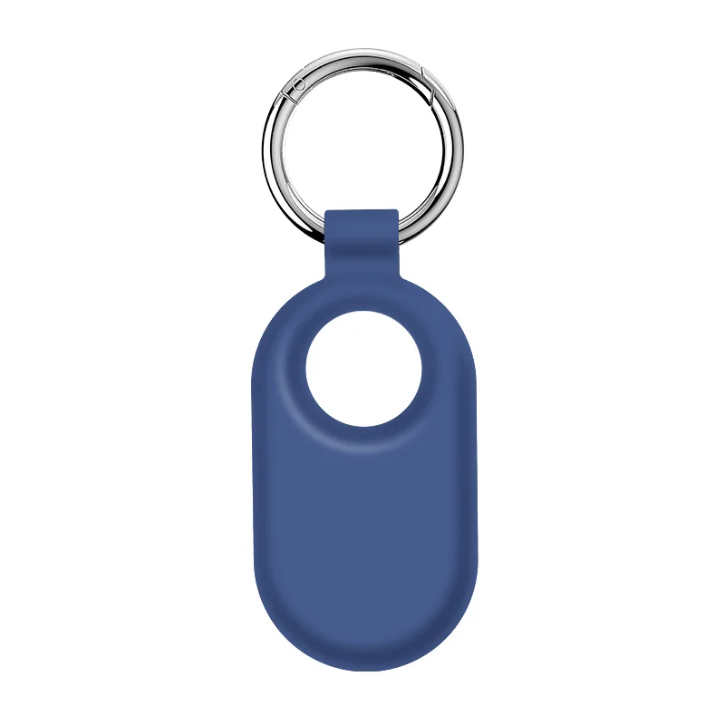 Silicone Case Protective Case Anti-Drop Cover Shell Waterproof Anti-Scratch with Keychain for Samsung Galaxy SmartTag2