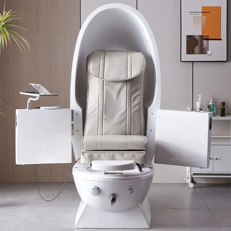 Professional Manicure Pedicure Chair Full Body Massage Foot Spa Pedicure Chair For Nail Salon 5