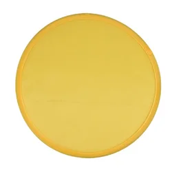 Compact Foldable Fan with Round Design (Yellow)