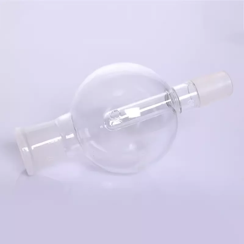 두꺼운 유리 스플래시 방지 볼 버퍼 볼, 방폭 병, 회전 증발 기기, 표준 포트 100mL, 250mL