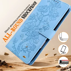 Magnetic Flip Leather Wallet Phone Case - Motorola Moto E22i (3)