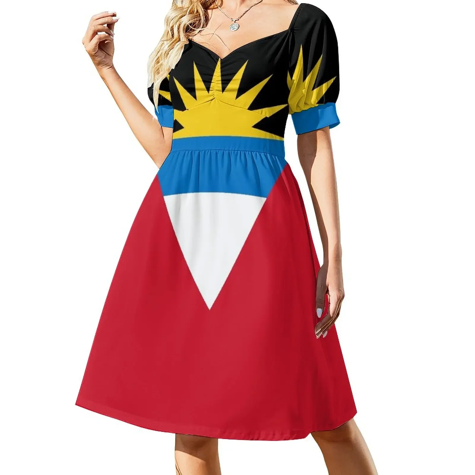 

Antigua and Barbuda Sleeveless Dress evening dress woman dresses for women