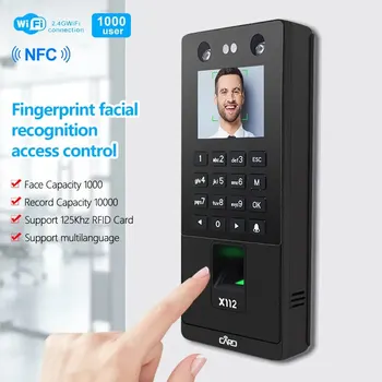 3000 얼굴 인식 출입 통제 시스템, USB 포트 터치 키보드, RFID 리더, 지문, 얼굴 시간 출근기