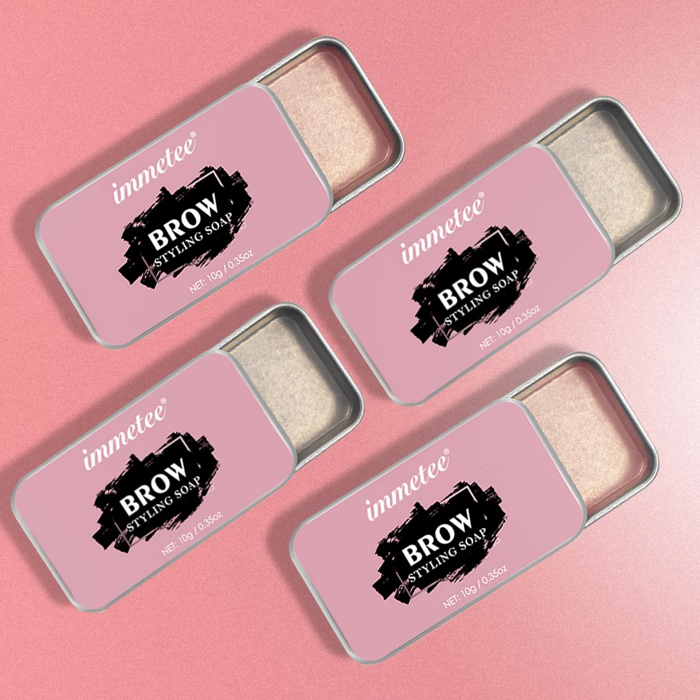 Eyebrow Soap Brow Wax Waterproof Soap Long Lasting Hold Long Lasting Eyebrow Clear Brow Gel for Makeup Brows Kit eyebrow soap gel