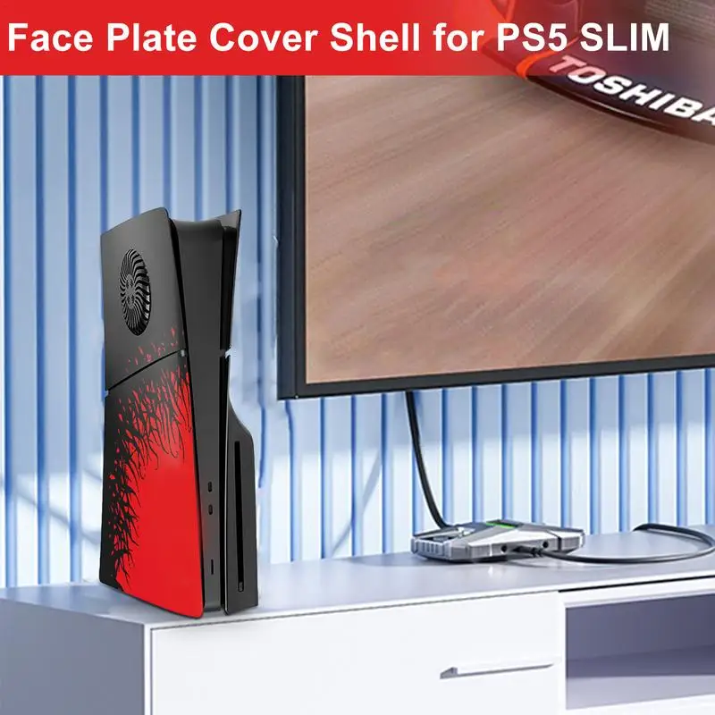 Slim Plates Slim Accessories Replacement Shell Anti-Scratch Slim Covers Plates Slim Case For Boys Girls For Slim Game Console