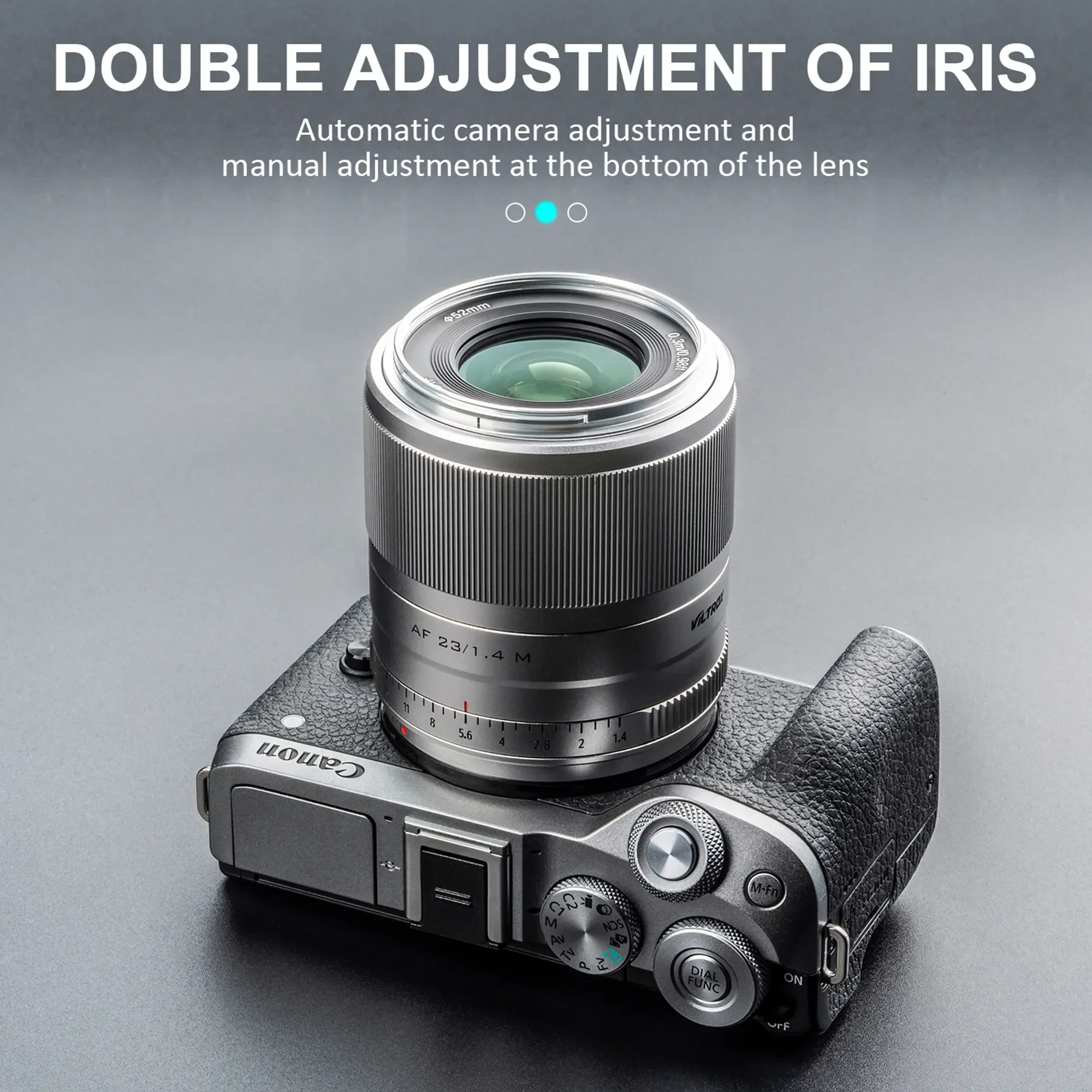 빌트록스 캐논 EF-M 렌즈 23mm 33mm 56mm F1.4 자동 초점 인물 사진 광각 렌즈 APS-C 캐논 EOS M 카메라 M5 M6 M100 M200 M50 용