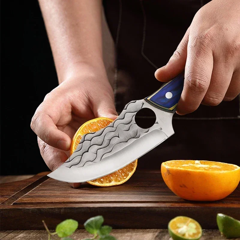 Stainless Steel Handmade forged Knife for Kitchen Cooking Household Fruit Vegetables Meat Cleaver Butcher Utility kitchen knife