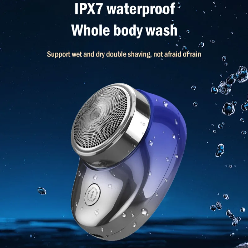 Mini Portable Electric Shaver USB Rechargeable Multi-Function Waterproof shaver Pocket Men's Shaver Pocket Travel Razor