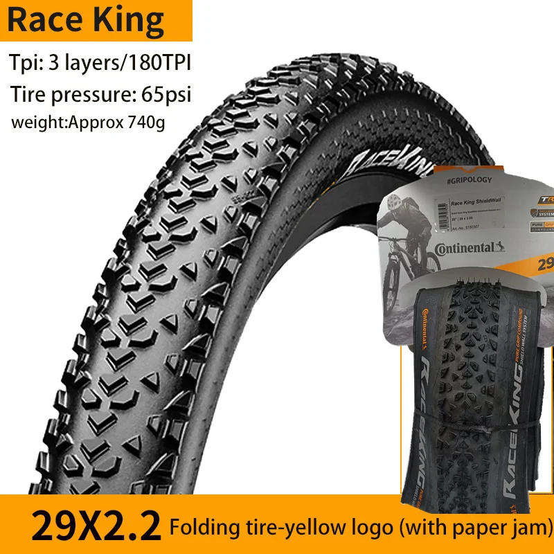 Continental 26 27.5 29 2.0 2.2 Mtb Tire Race King Bicycle Tire Anti