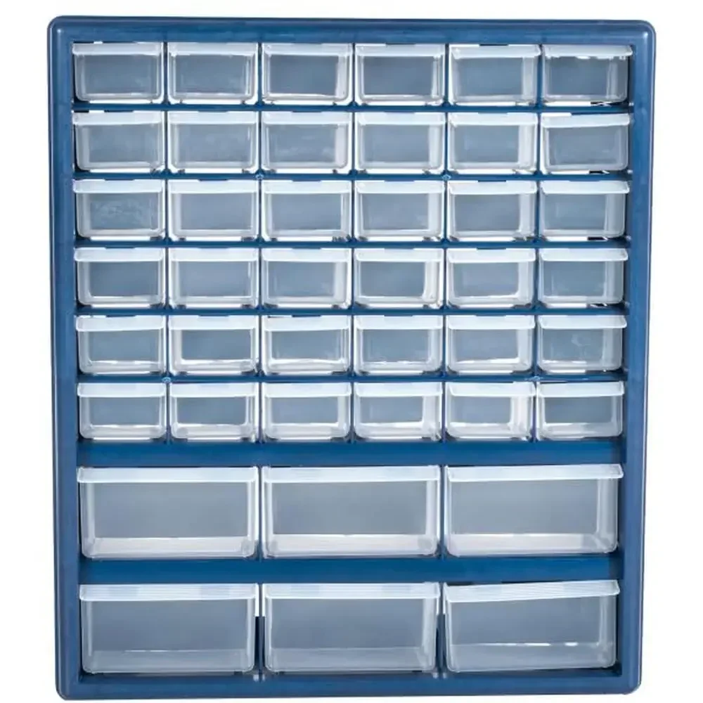 42-Bin Organizer Durable Polypropylene Storage Drawers Hardware Crafts Beads Tools 6