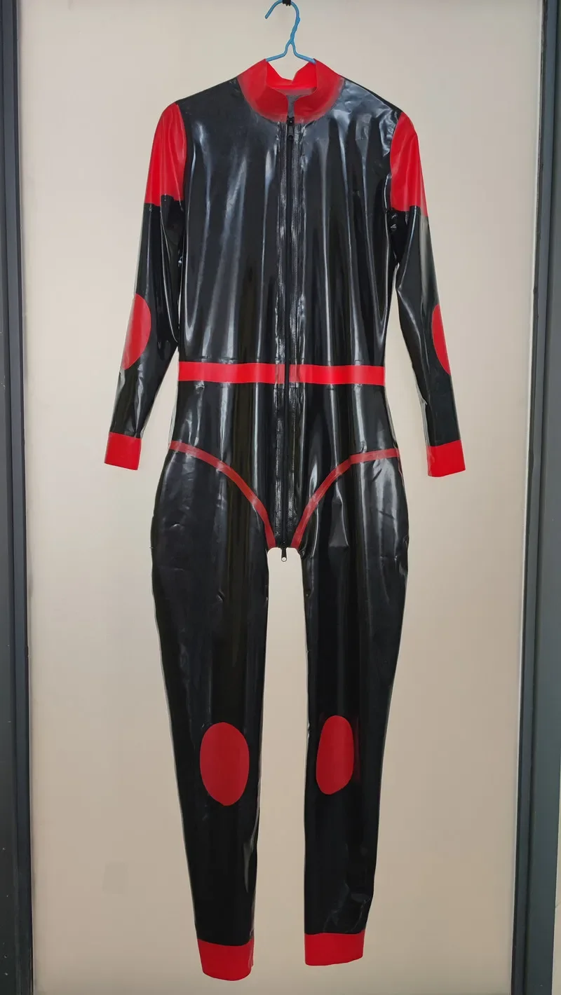 

costume party Latex Rubber Catsuit Gummi Ganzanzug Fashionable sports uniforms cosplay Party