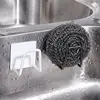 Kitchen Sponge Storages Sink Drain Drying Rack Shelf Toilet Bathroom Sponge Holder Cleaning Sponge Rack Hooks Accessories Tools 6