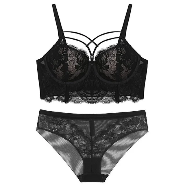 Bandage Design Lace Lingerie Set 5
