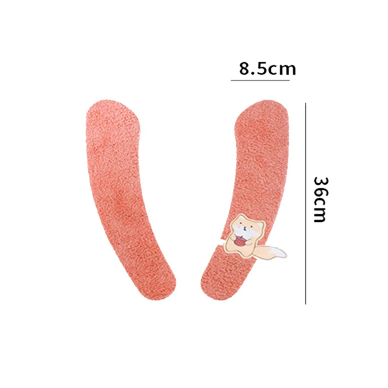 Soft Plush Toilet Seat Cover Cushion Quick Dry Universal Winter Warmer Toilet Seat Pads Washable Easy to Install Seat Covers 5
