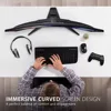 OMNI VX3418-2KPC 34 Inch Ultrawide Curved 1440p 1ms 144Hz Gaming Monitor with Adaptive Sync, Eye Care, HDMI 4