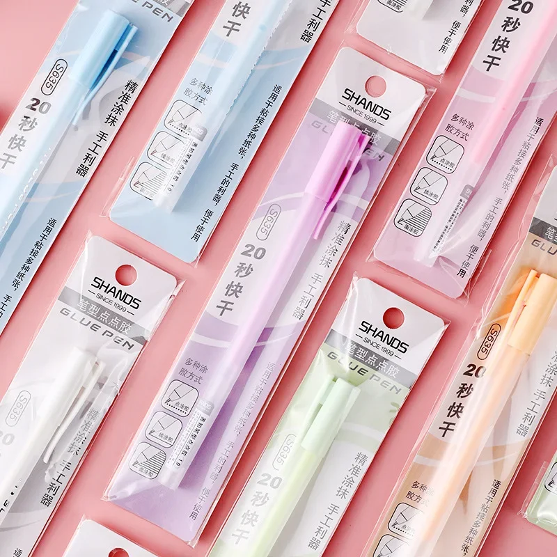 Candy Color Glue Pen Solid Glue Stick 1pc