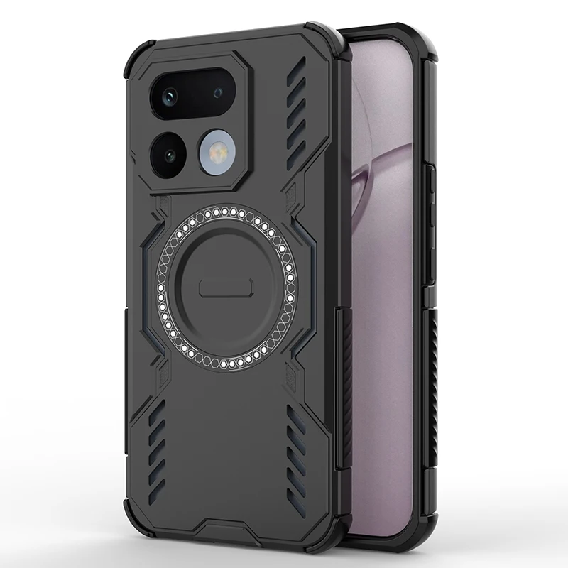 Magnetic Shockproof Non-Slip Phone Case with Heat Dissipation