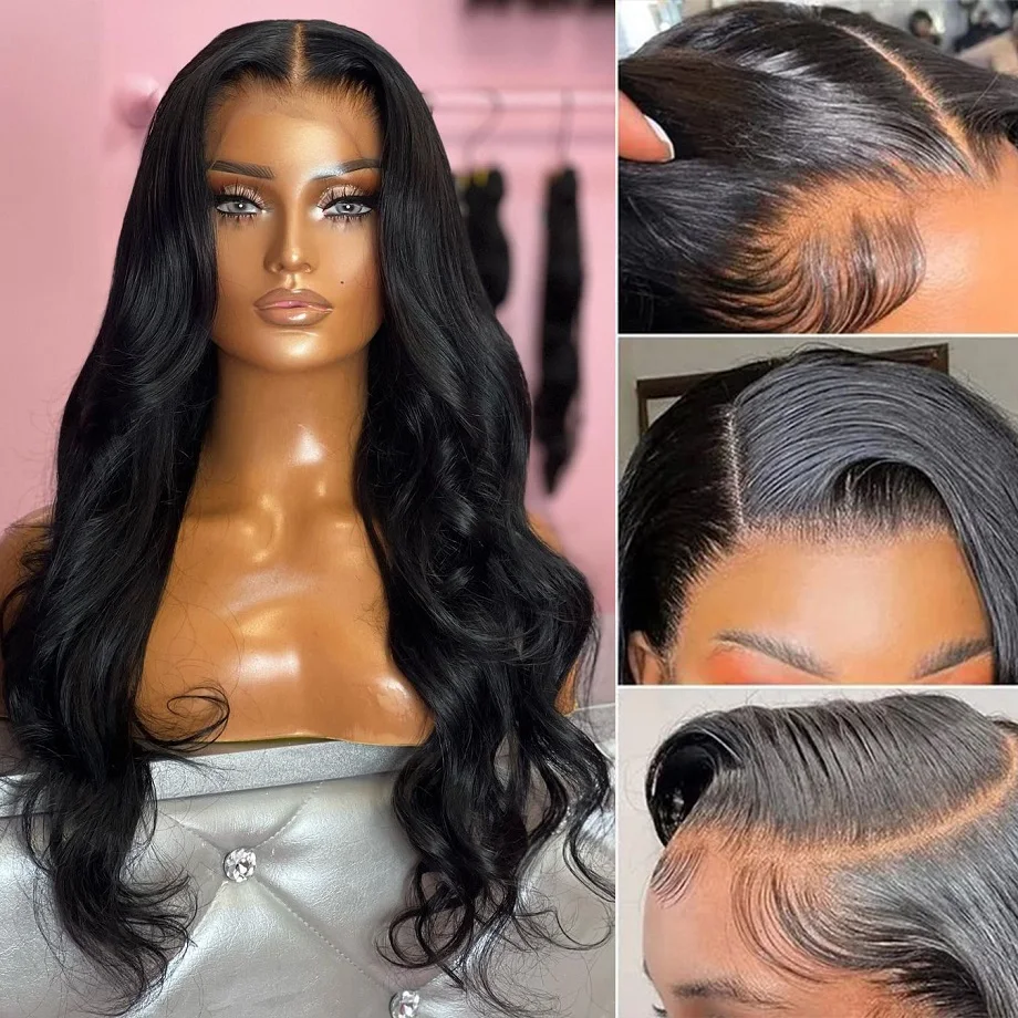 

Body Wave Human Hair Wigs 13x4 13x6 Hd Lace Front Wig Pre Plucked Transparent Lace Frontal Wig For Women 40 Inches Brazilian Wig